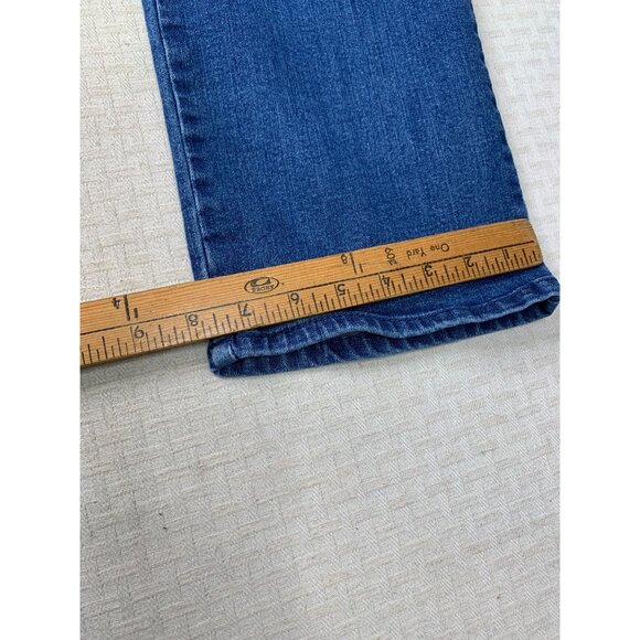 Gloria Vanderbilt Amanda Womens 14PS Blue Straight Leg Stretch Denim Jeans - Picture 7 of 10